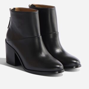 Nisolo Dari Black Leather ankle Boot Booties Women's boots Size 8